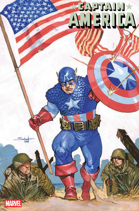 CAPTAIN AMERICA #16 JONAS SCHARF ART STYLE VARIANT (Marvel 2026) 1st Print Comic