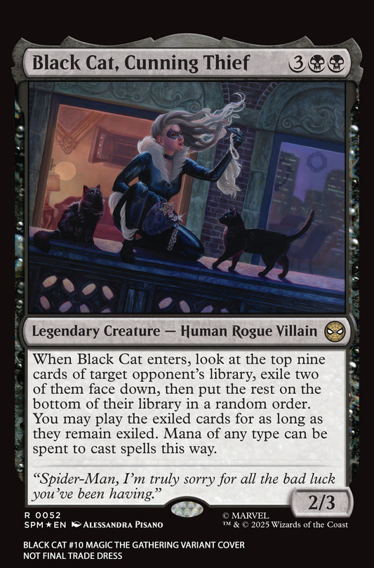 BLACK CAT #10 ALESSANDRA PISANO MAGIC: THE GATHERING VARIANT (Marvel 2026) Comic