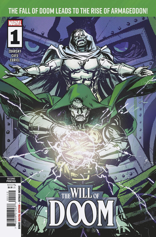 THE WILL OF DOOM #1 SANFORD GREENEING VARIANT (Marvel 2026) 2nd Print Comic