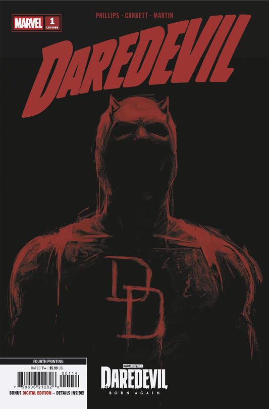DAREDEVIL #1 MARVEL TELEVISIONING VARIANT (Marvel 2026) 4th Print Comic