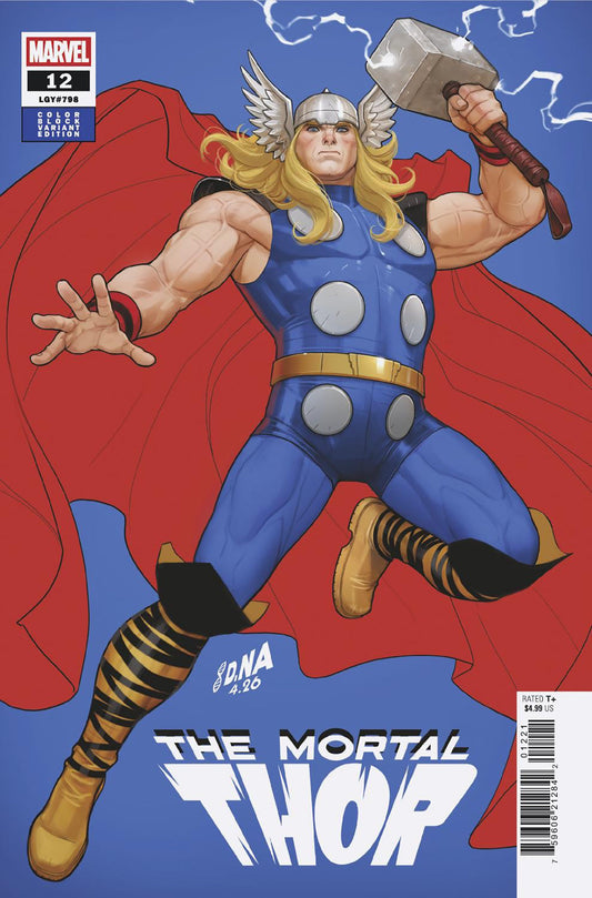 MORTAL THOR #12 DAVID NAKAYAMA COLOR BLOCK BLUE VARIANT (Marvel 2026) Comic