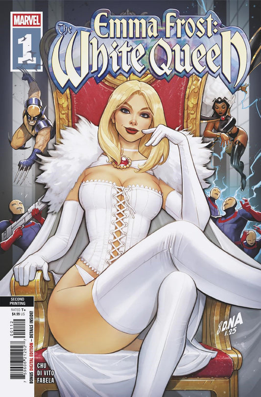 EMMA FROST: THE WHITE QUEEN #1 DAVID NAKAYAMA 2ND PRINT VARIANT
