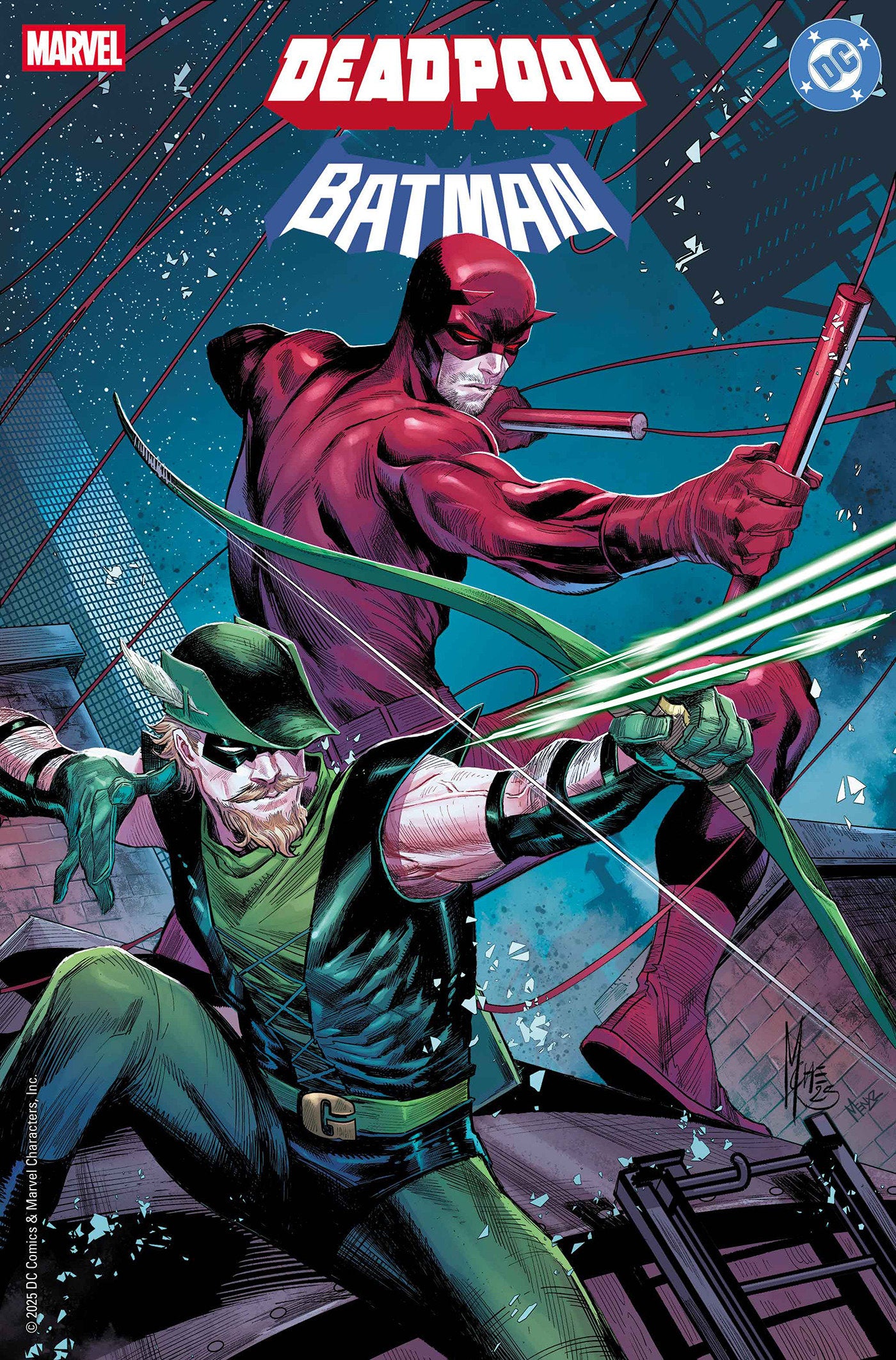 MARVEL DC DEADPOOL BATMAN #1 MARCO CHECCHETTO VARIANT