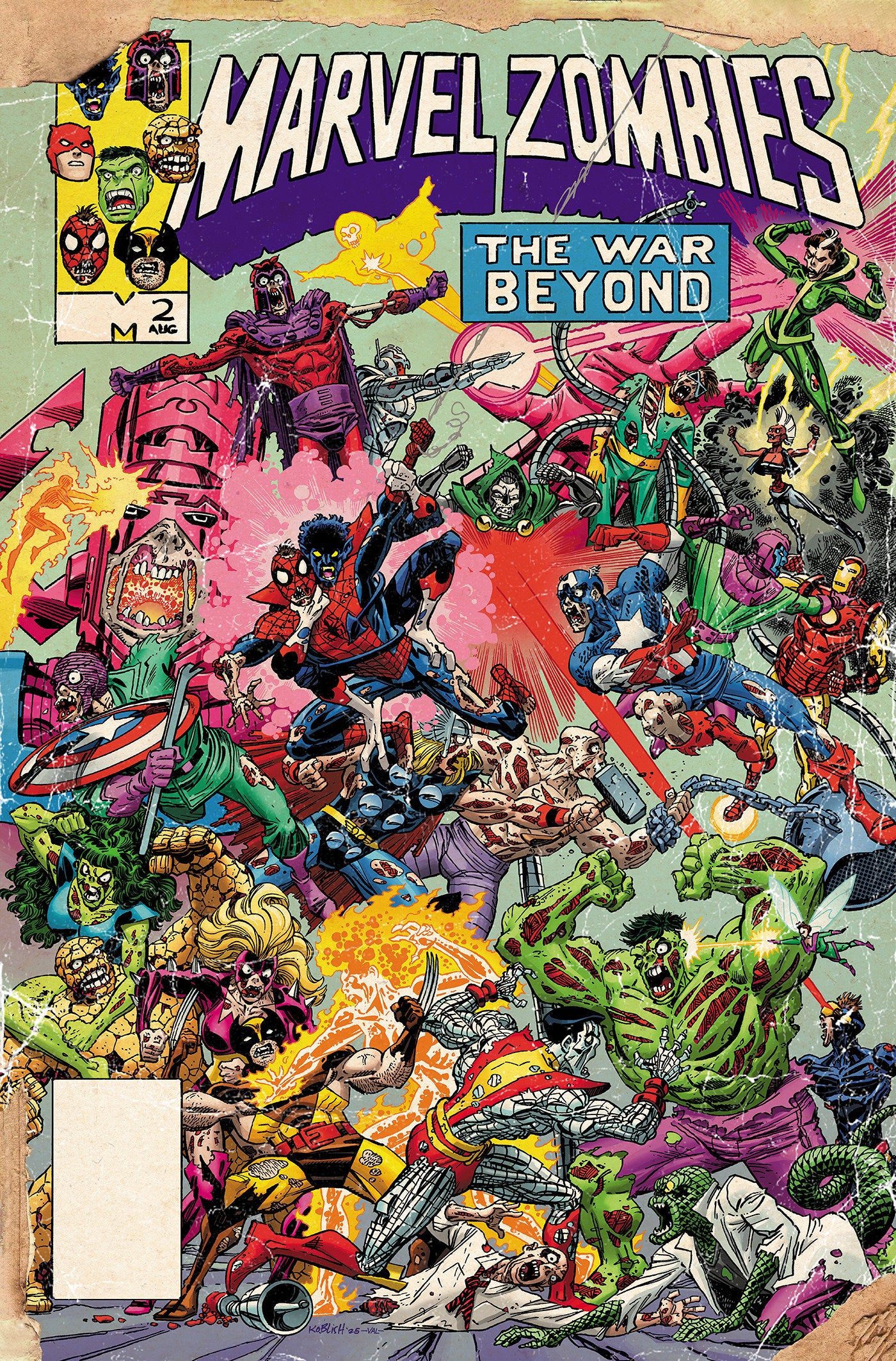 MARVEL ZOMBIES: RED BAND #2 SCOTT KOBLISH RETRO ZOMBIE VARIANT [POLYBAGGED]