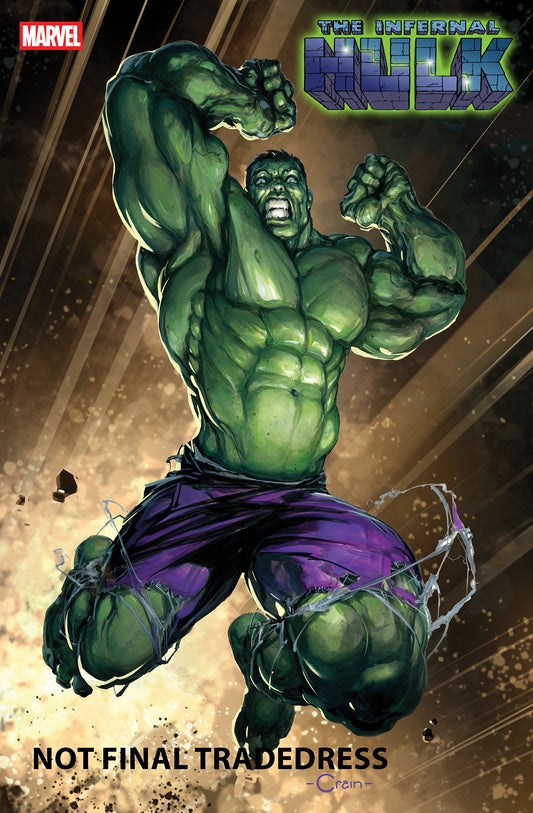 INFERNAL HULK #3 CLAYTON CRAIN VARIANT (Marvel 2026) 1st Print Comic