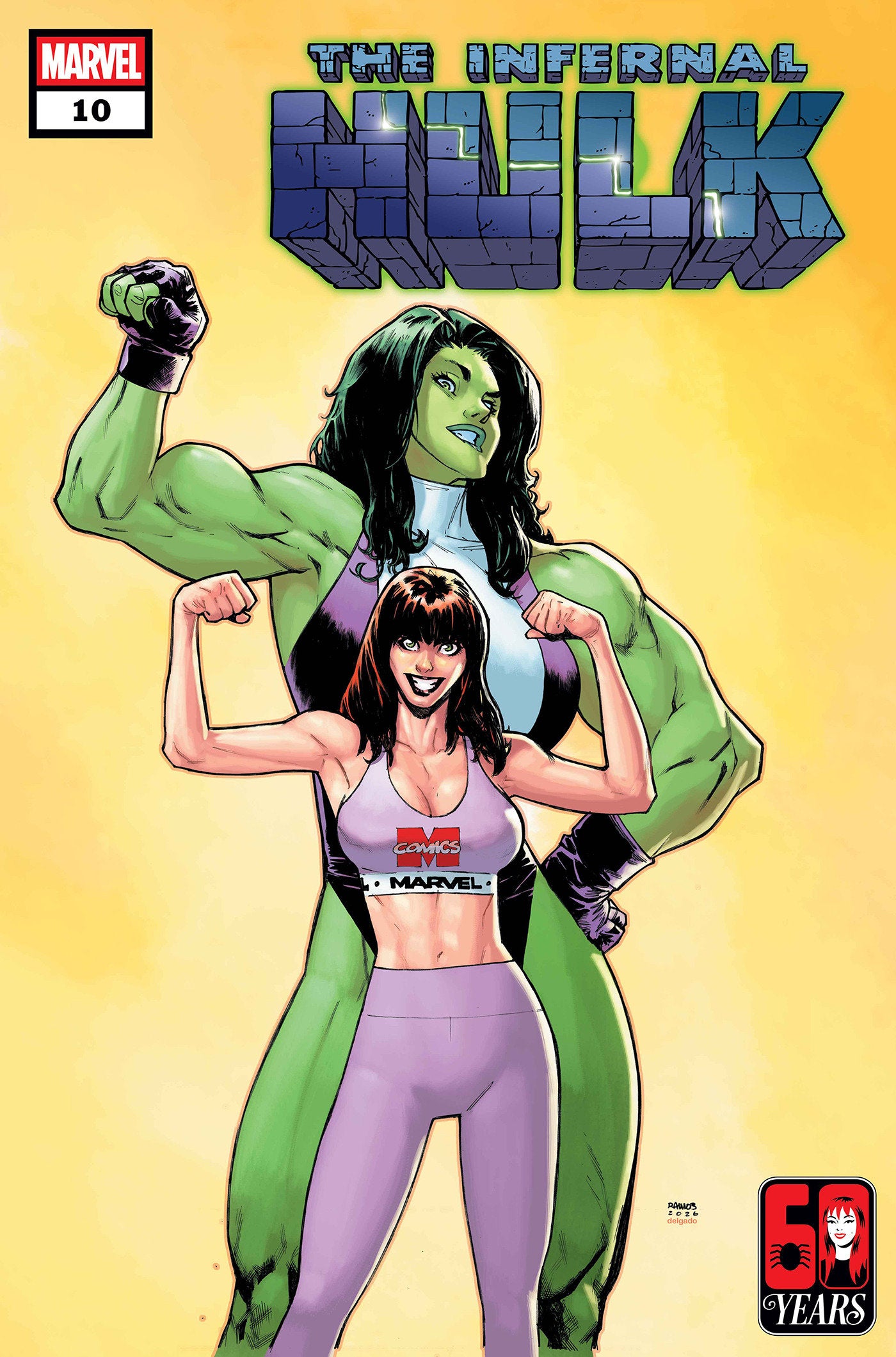 INFERNAL HULK #10 HUMBERTO RAMOS MARY JANE WATSON VARIANT (Marvel 2026) Comic