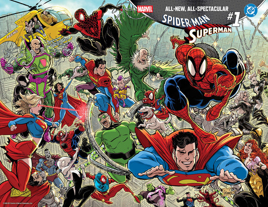 MARVEL/DC: SPIDER-MAN/SUPERMAN #1 KAARE ANDREWS WRAPAROUND VARIANT (2026) Comic