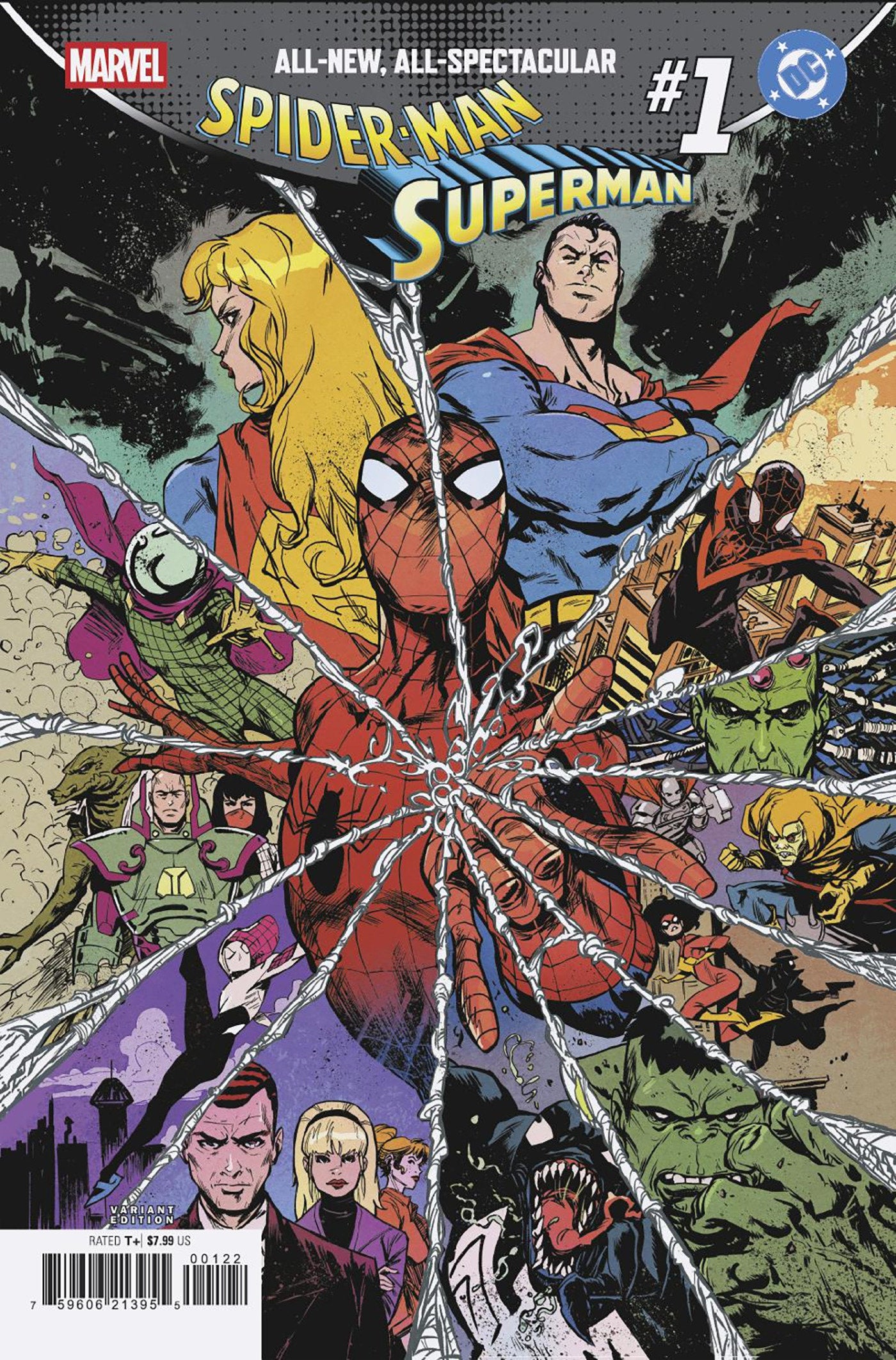 MARVEL/DC: SPIDER-MAN/SUPERMAN #1 SANFORD GREENE HOMAGE VARIANT (2026) Comic