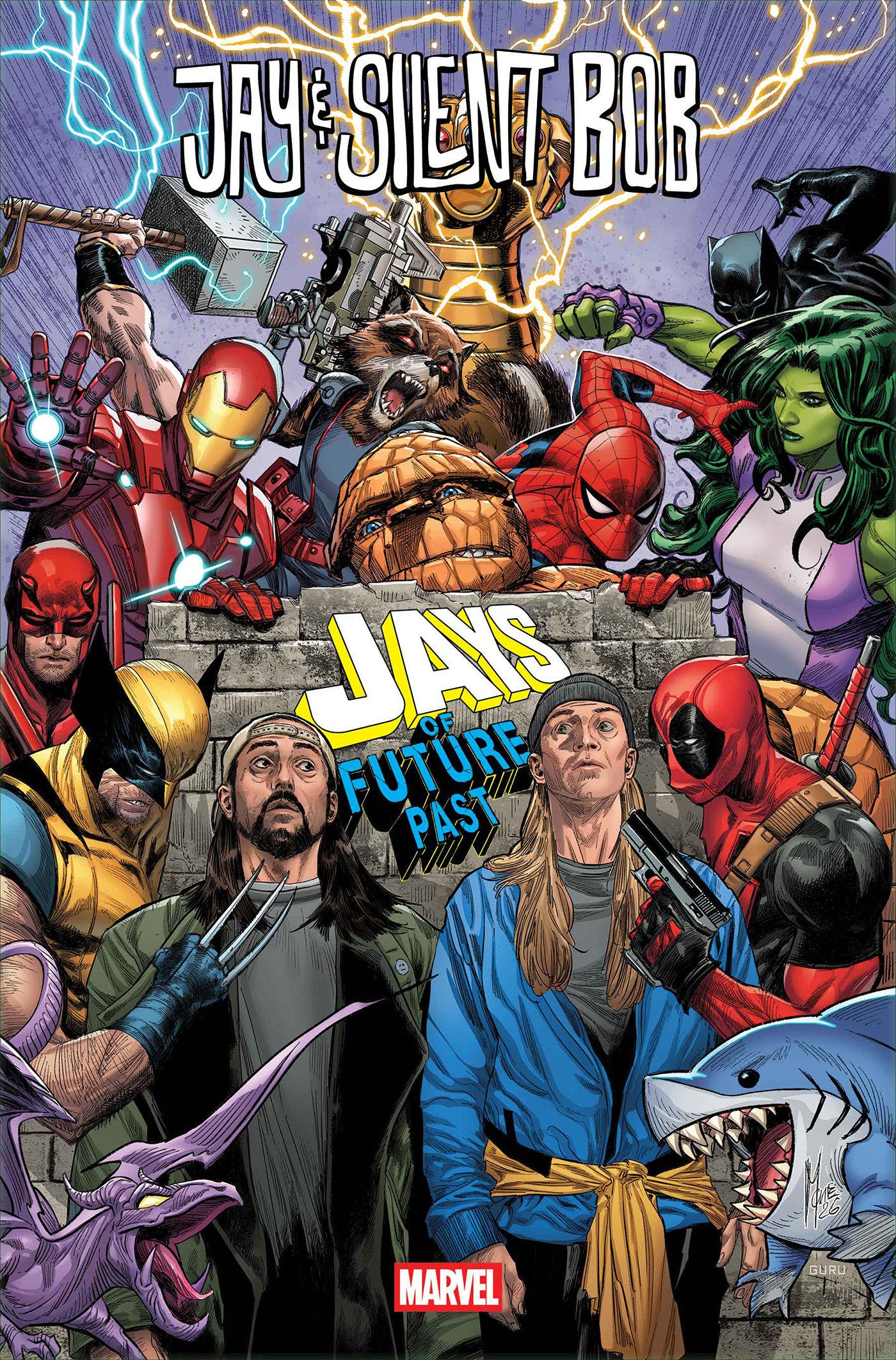 JAY & SILENT BOB: JAYS OF FUTURE PAST #1 (Marvel 2026) 1st Print Comic