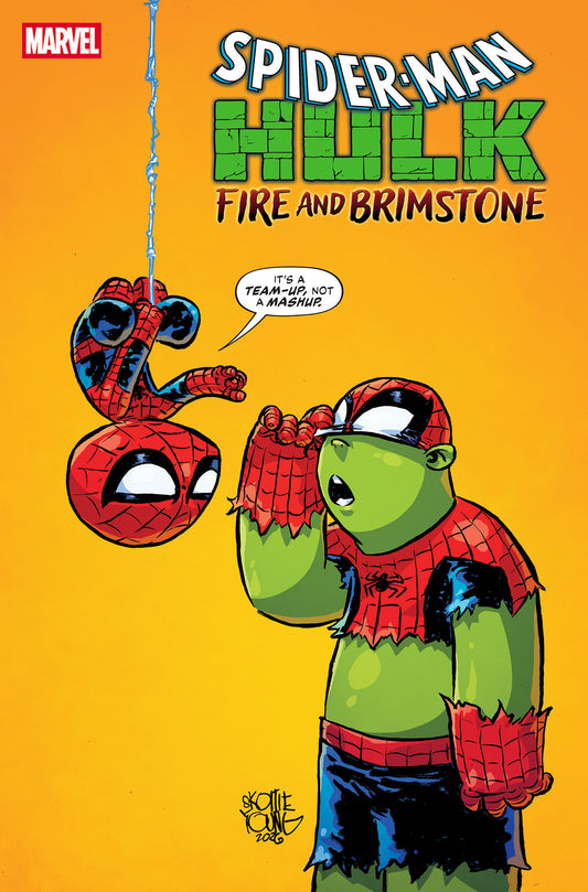 SPIDER-MAN/HULK: FIRE AND BRIMSTONE #1 SKOTTIE YOUNG VARIANT (Marvel 2026) Comic