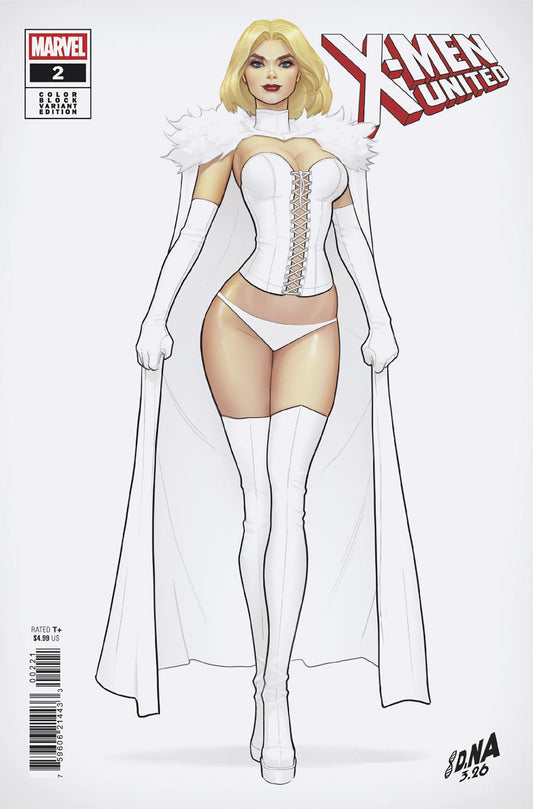 X-MEN UNITED #2 DAVID NAKAYAMA COLOR BLOCK WHITE VARIANT (Marvel 2026) Comic