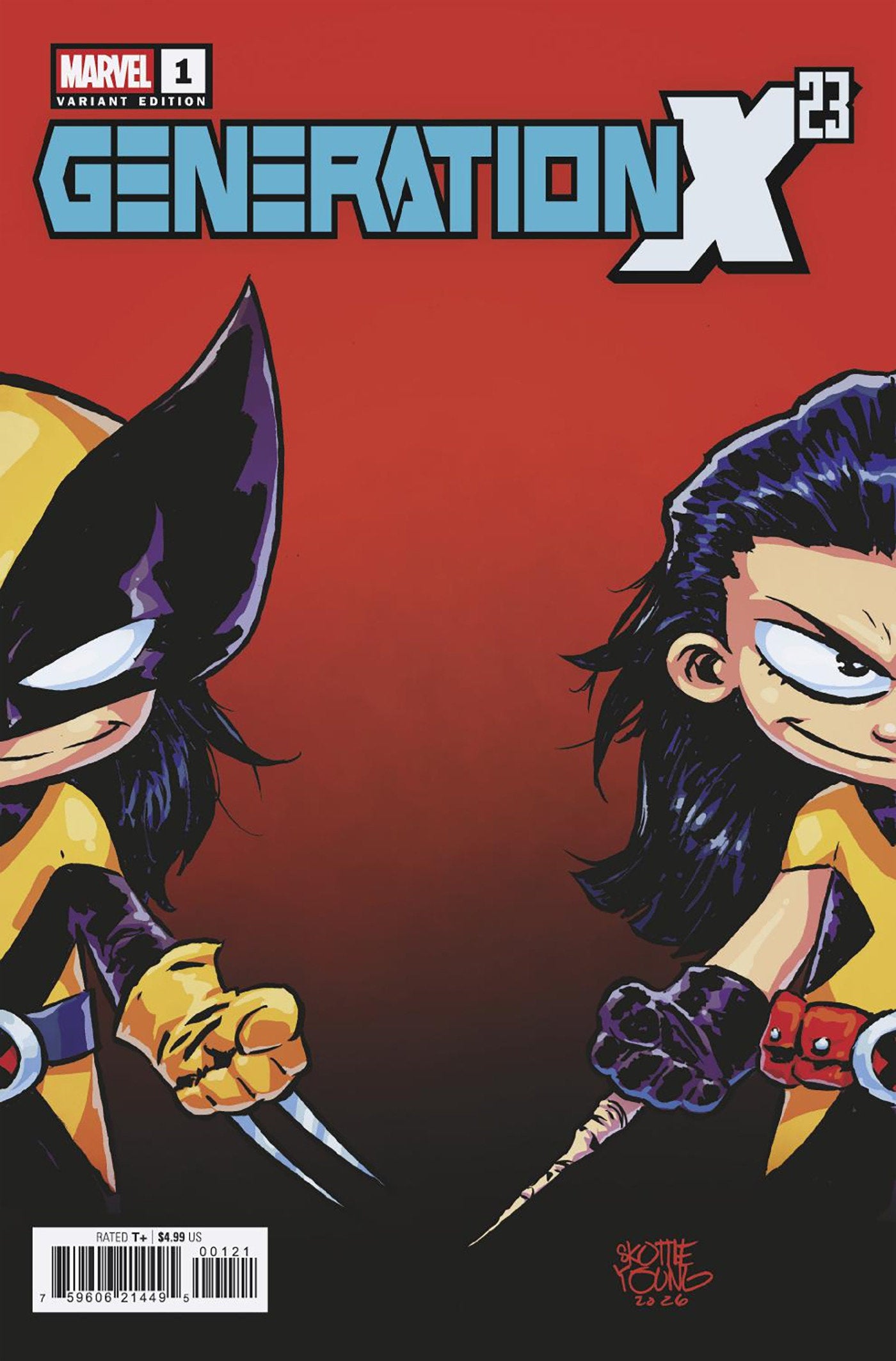 GENERATION X 23 #1 SKOTTIE YOUNG VARIANT (Marvel 2026) 1st Print Comic