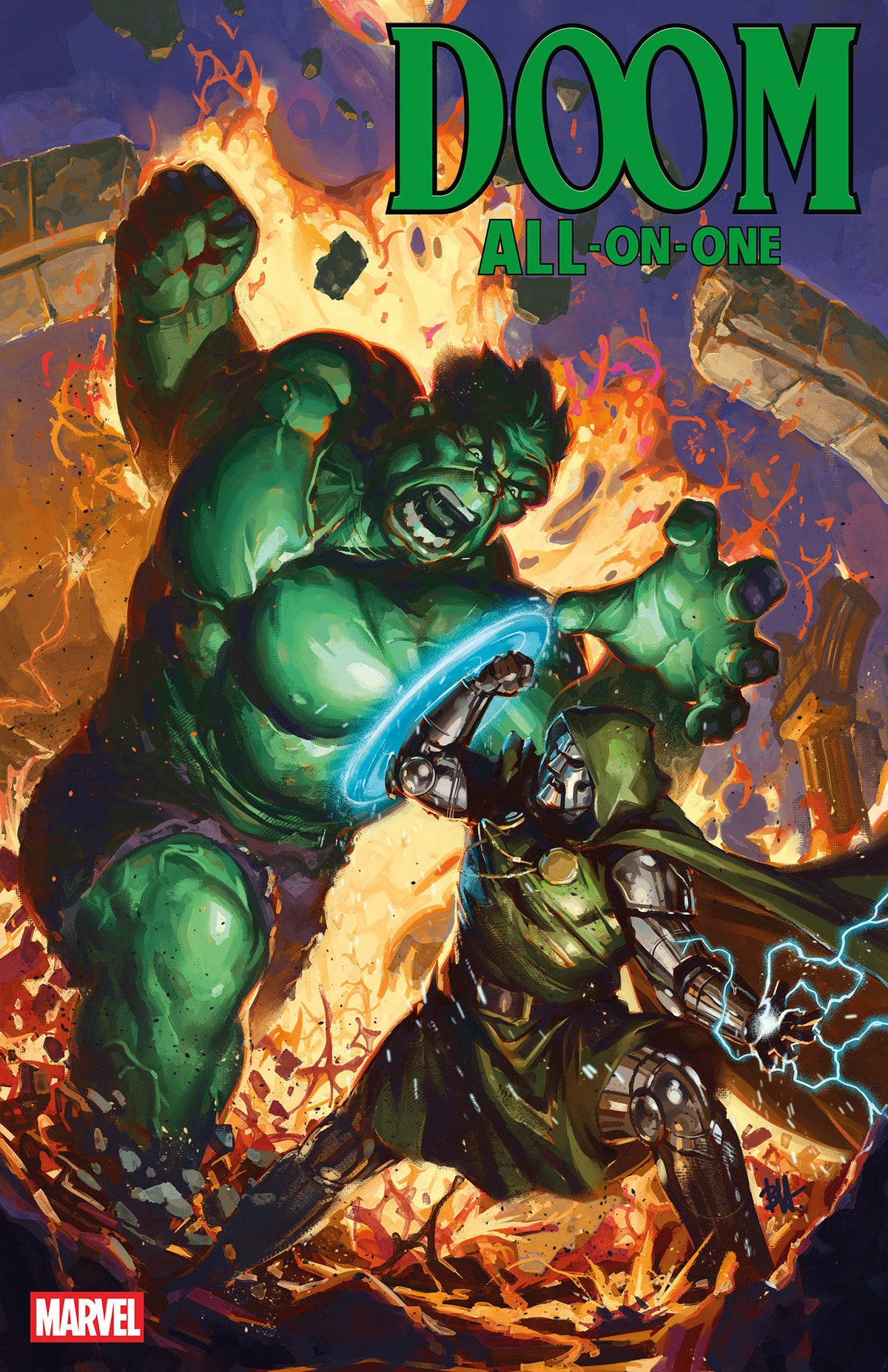 DOOM ALL ON ONE #1 BEN HARVEY VARIANT (Marvel 2026) 1st Print Comic