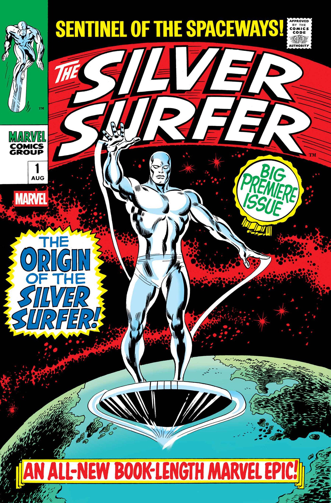 SILVER SURFER #1 FACSIMILE EDITION (Marvel 2026) 1st Print Comic