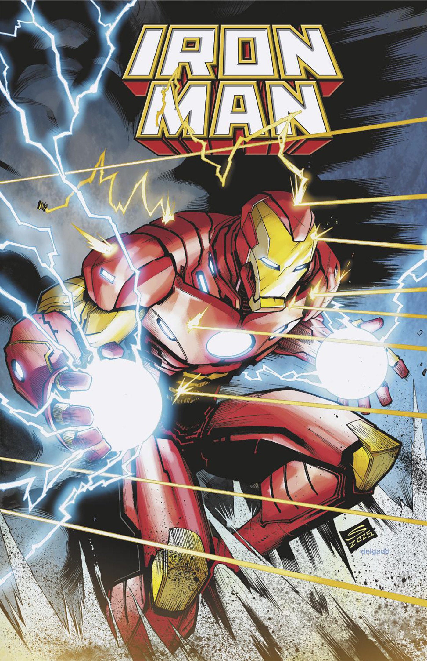 IRON MAN #1 GERARDO SANDOVAL FOIL VARIANT (Marvel 2026) 1st Print Comic