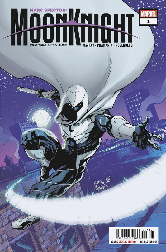 MARC SPECTOR: MOON KNIGHT #1 RYAN STEGMANING VARIANT (Marvel 2026) 2nd Print