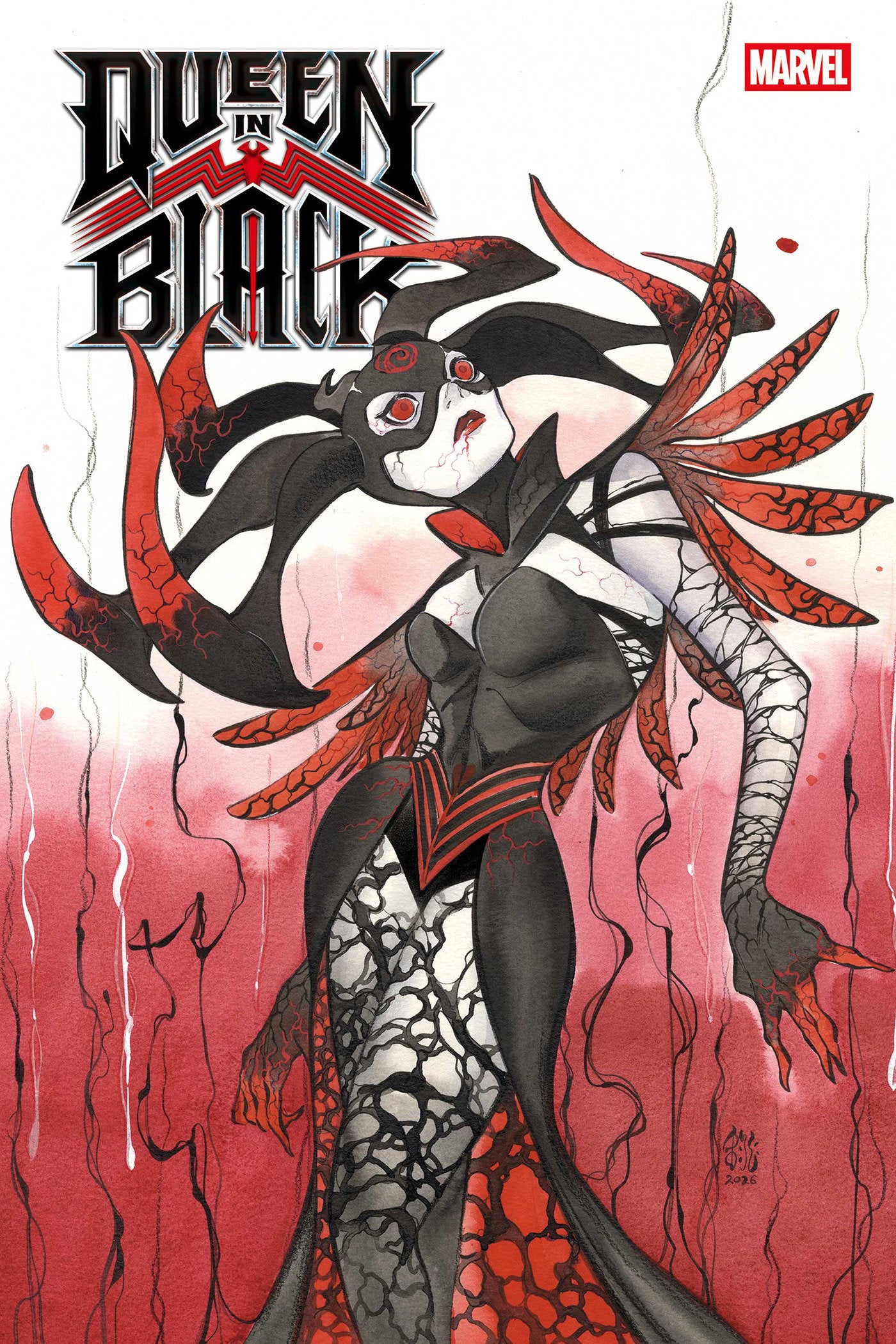 QUEEN IN BLACK #1 PEACH MOMOKO VARIANT [QIB] (Marvel 2026) 1st Print Comic