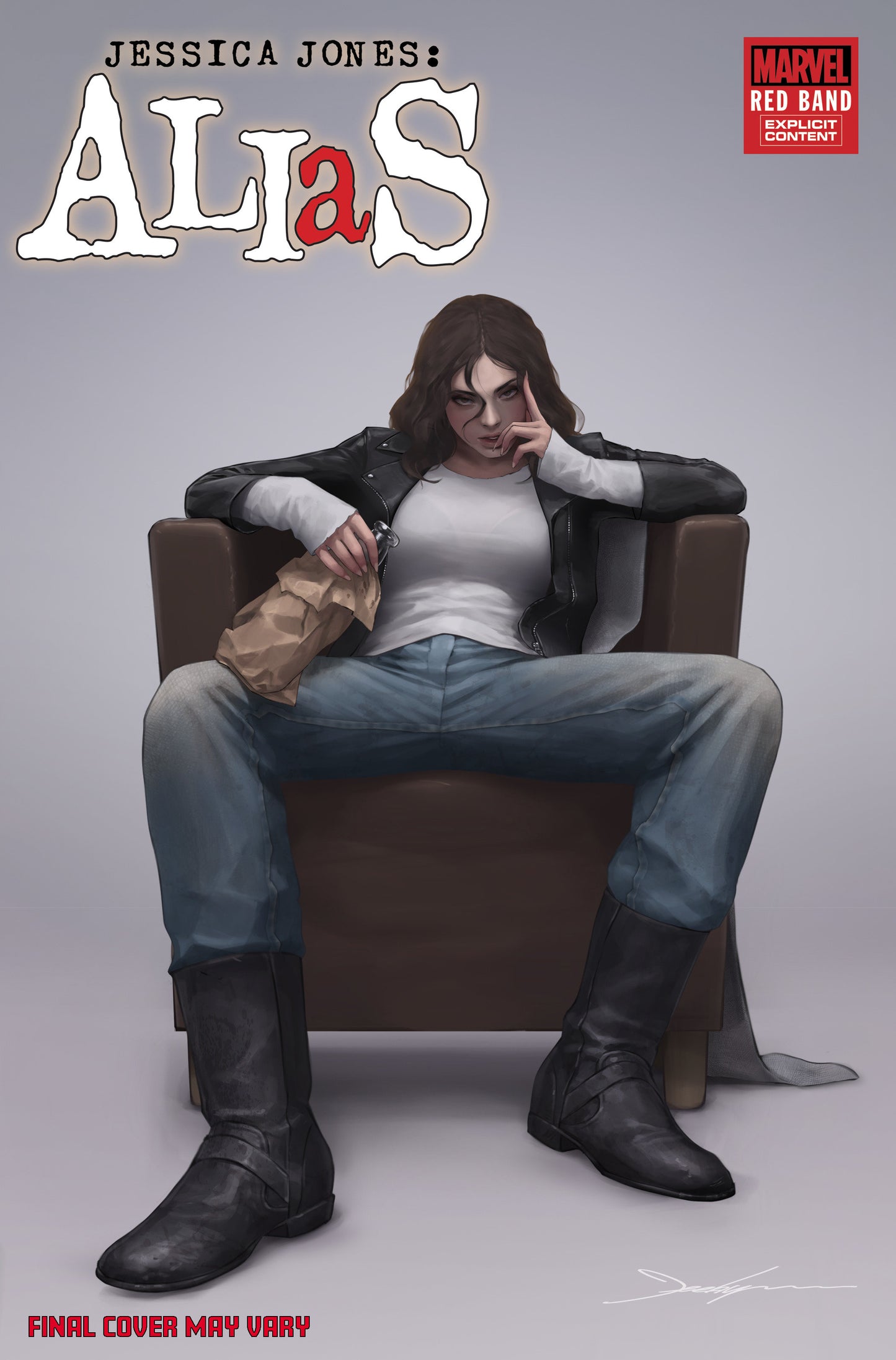 ALIAS: RED BAND #1 JEEHYUNG LEE VARIANT [POLYBAGGED] (Marvel 2026) Comic