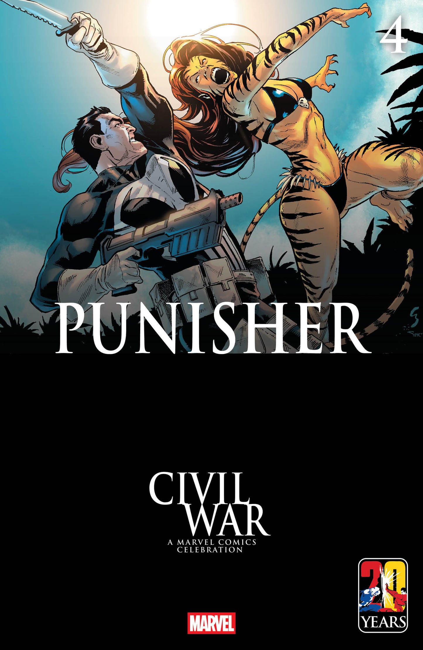 PUNISHER #4 GEOFF SHAW CIVIL WAR CELEBRATION VARIANT (Marvel 2026) Comic