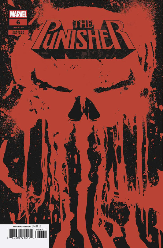 PUNISHER #6 SKULL VARIANT (Marvel 2026) 1st Print Comic