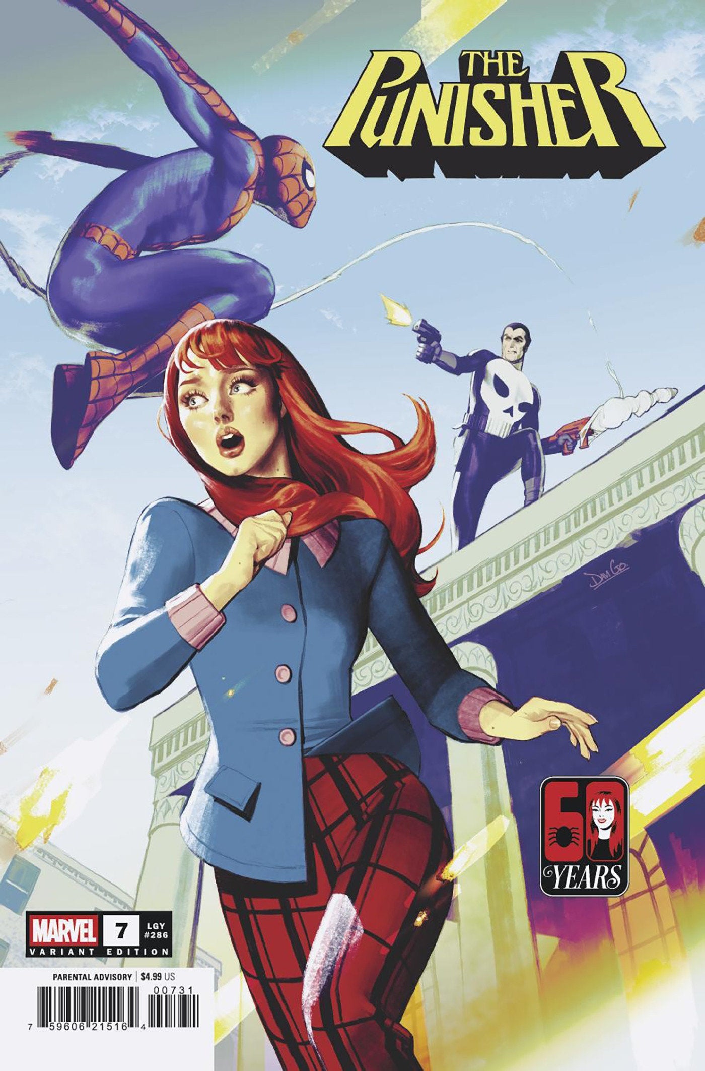 PUNISHER #7 DAVI GO MARY JANE WATSON VARIANT (Marvel 2026) 1st Print Comic