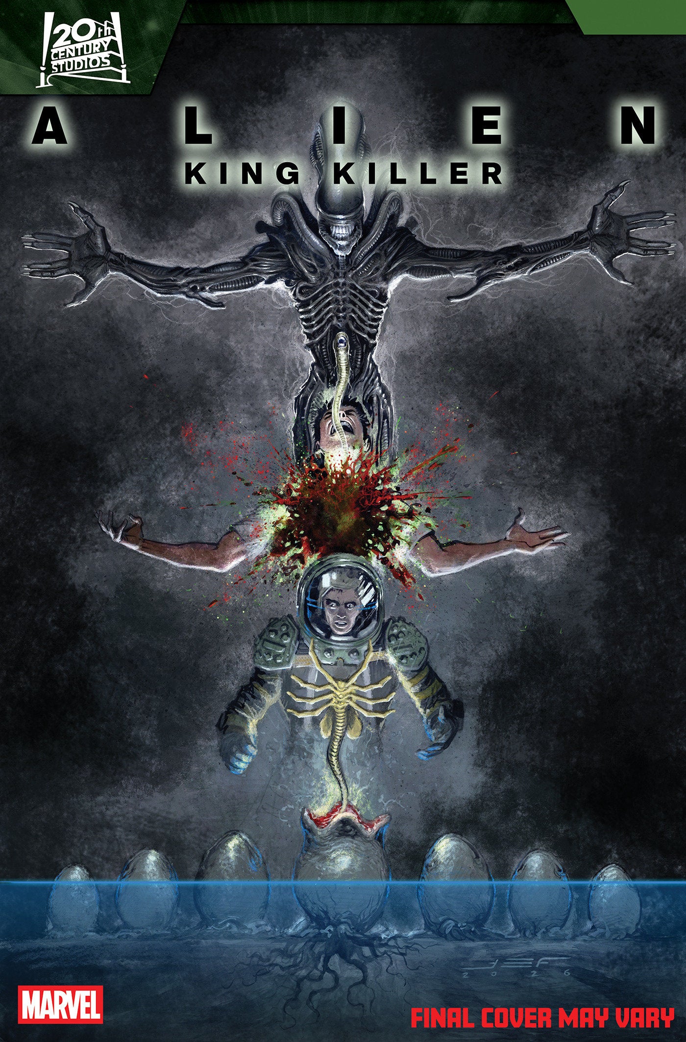 ALIEN: KING KILLER #3 JUAN FERREYRA VARIANT (Marvel 2026) 1st Print Comic