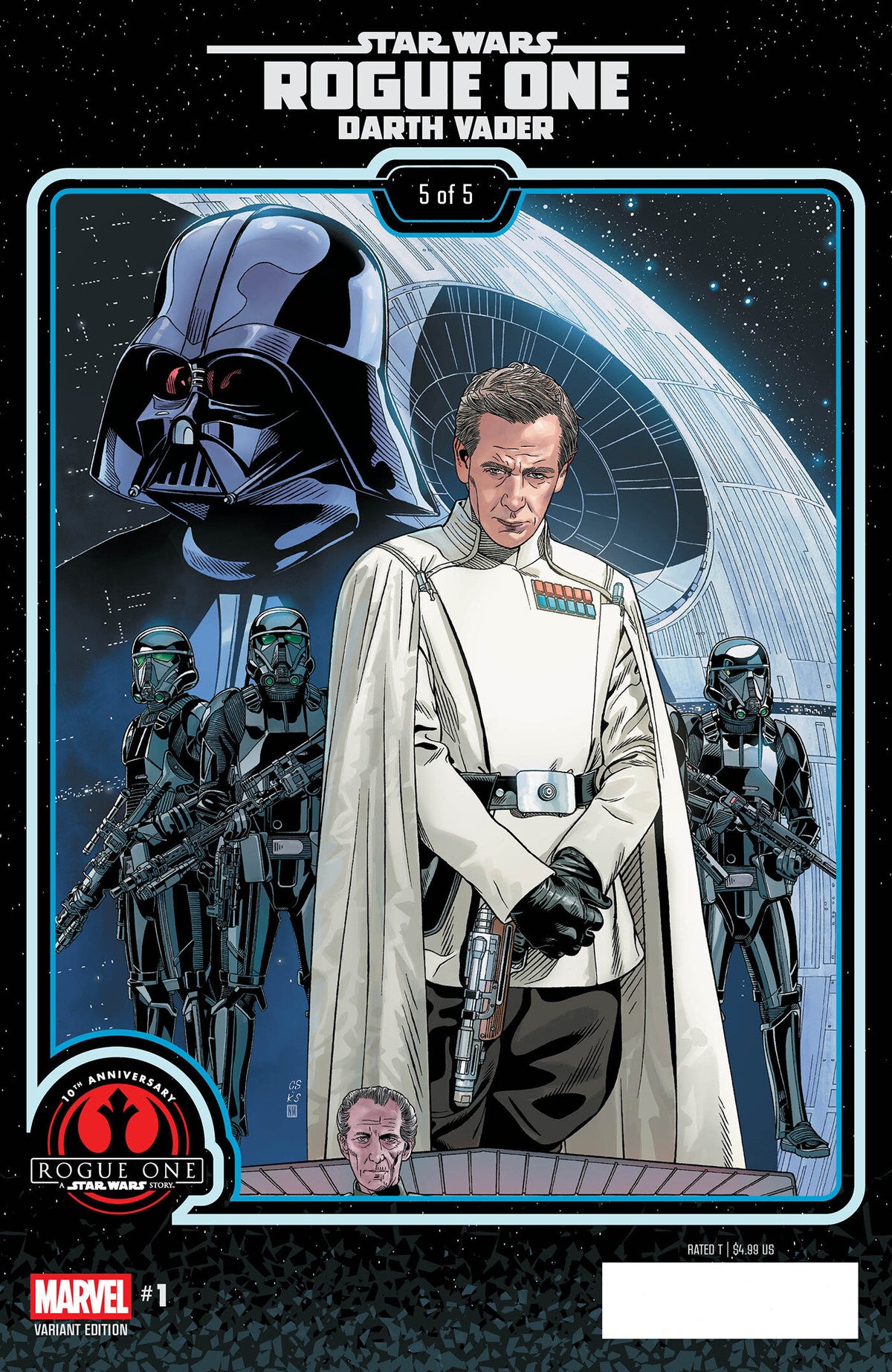 STAR WARS: ROGUE ONE DARTH VADER #1 CHRIS SPROUSE ROGUE ONE 10TH ANNIVERSARY VAR