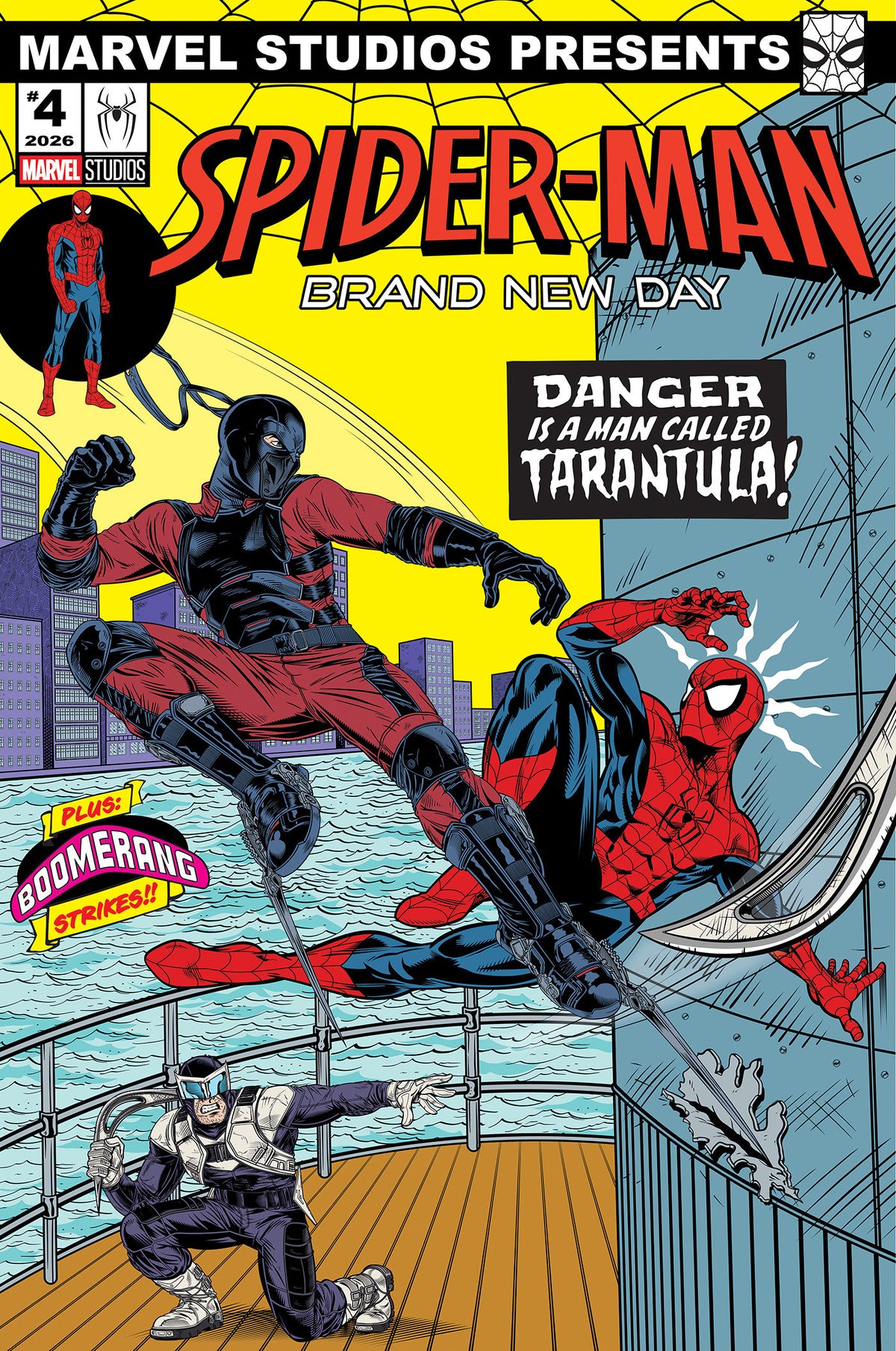PUNISHER VS. SPIDER-MAN #2 ADAM STAFFORD SPIDER-MAN: BRAND NEW DAY MARVEL STUDIOS