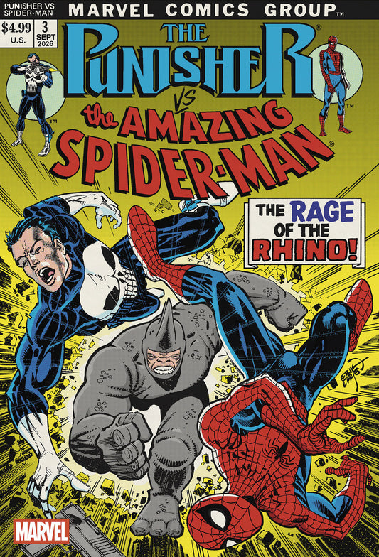 PUNISHER VS. SPIDER-MAN #3 ERIK LARSEN VARIANT (Marvel 2026) 1st Print Comic