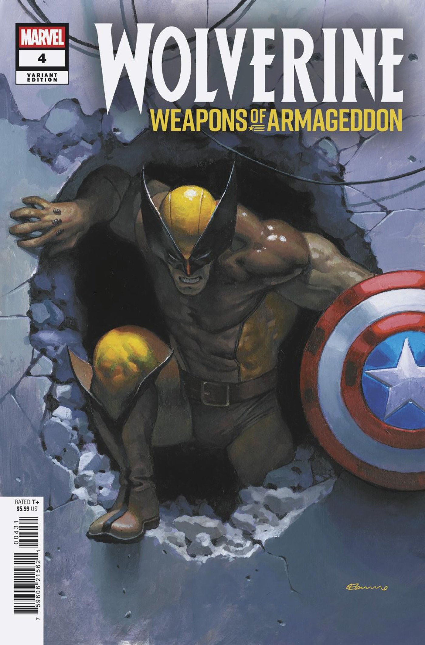 WOLVERINE: WEAPONS OF ARMAGEDDON #4 FABRIZIO DE TOMMASO VARIANT (2026) Comic
