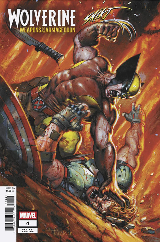 WOLVERINE: WEAPONS OF ARMAGEDDON #4 DAVIDE PARATORE VARIANT (Marvel 2026) Comic