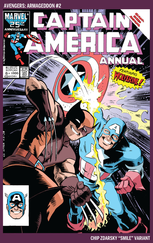 AVENGERS: ARMAGEDDON #2 CHIP ZDARSKY SMILE VARIANT (Marvel 2026) 1st Print Comic