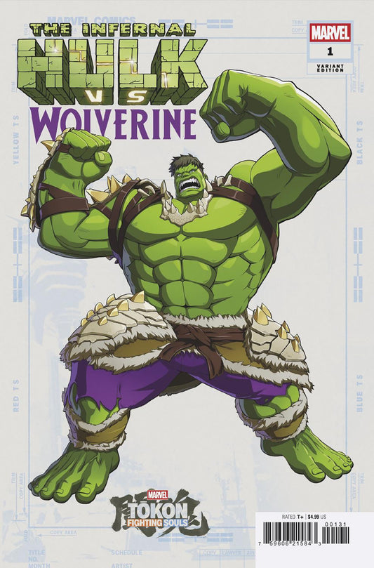 INFERNAL HULK VS. WOLVERINE #1 MARVEL TOKON: FIGHTING SOULS VARIANT (2026) Comic