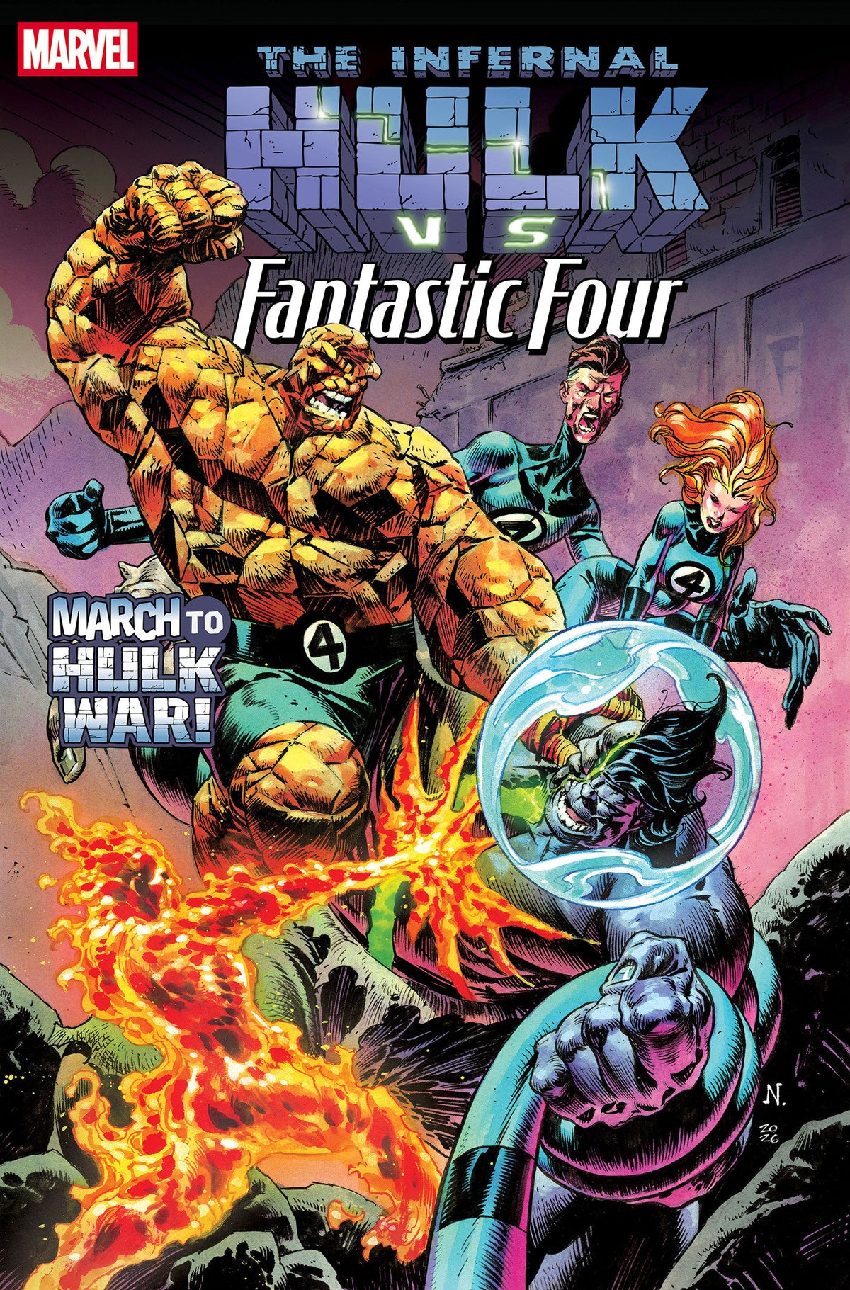 INFERNAL HULK VS. FANTASTIC FOUR #1 (Marvel 2026) 1st Print Comic