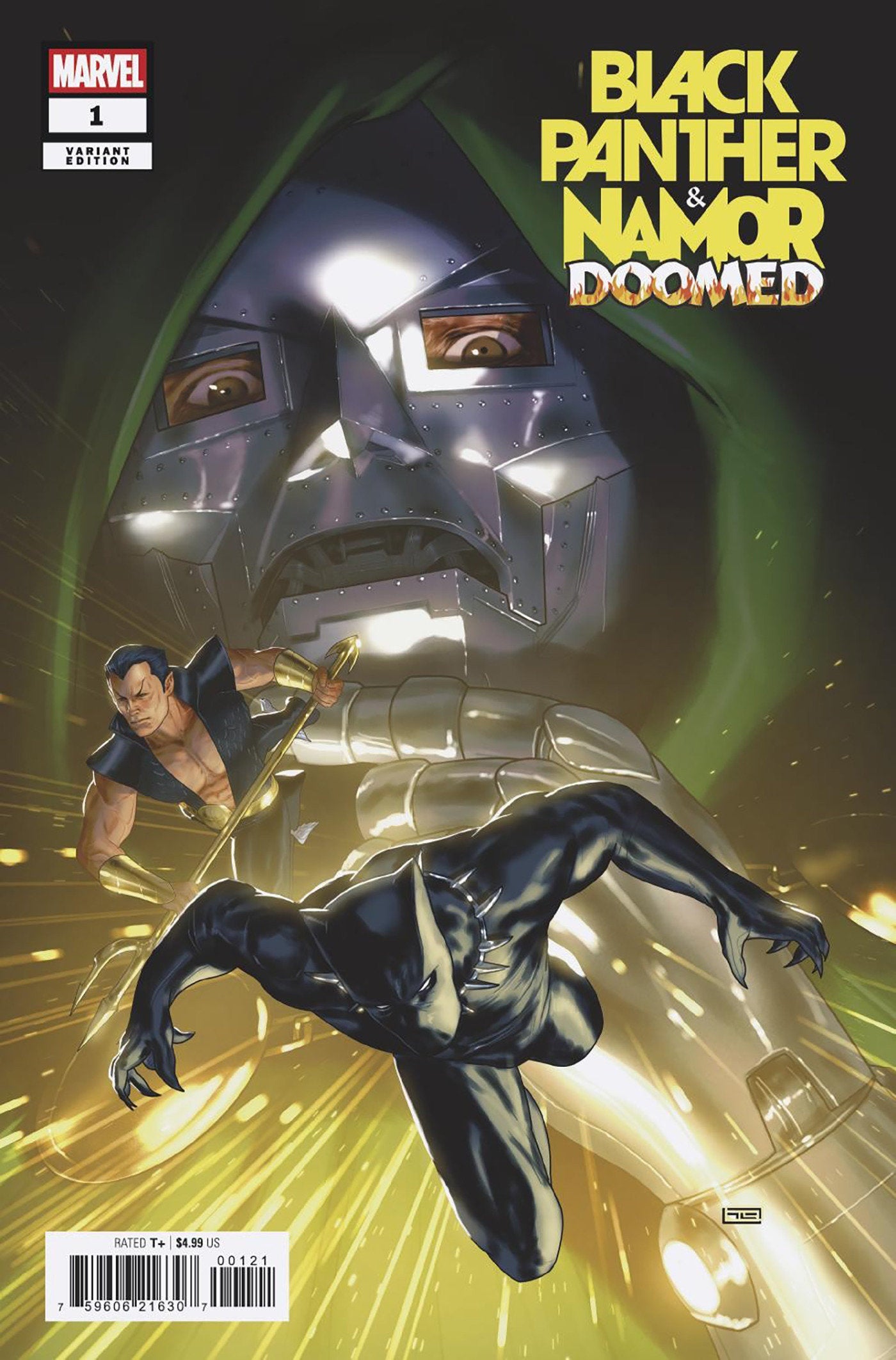 BLACK PANTHER/NAMOR: DOOMED #1 TAURIN CLARKE VARIANT (Marvel 2026) Comic