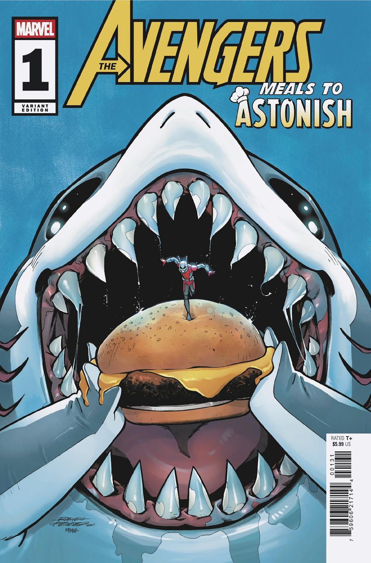 MEALS TO ASTONISH: AVENGERS #1 RAFAEL PEREZ GRANADOS VARIANT (Marvel 2026) Comic