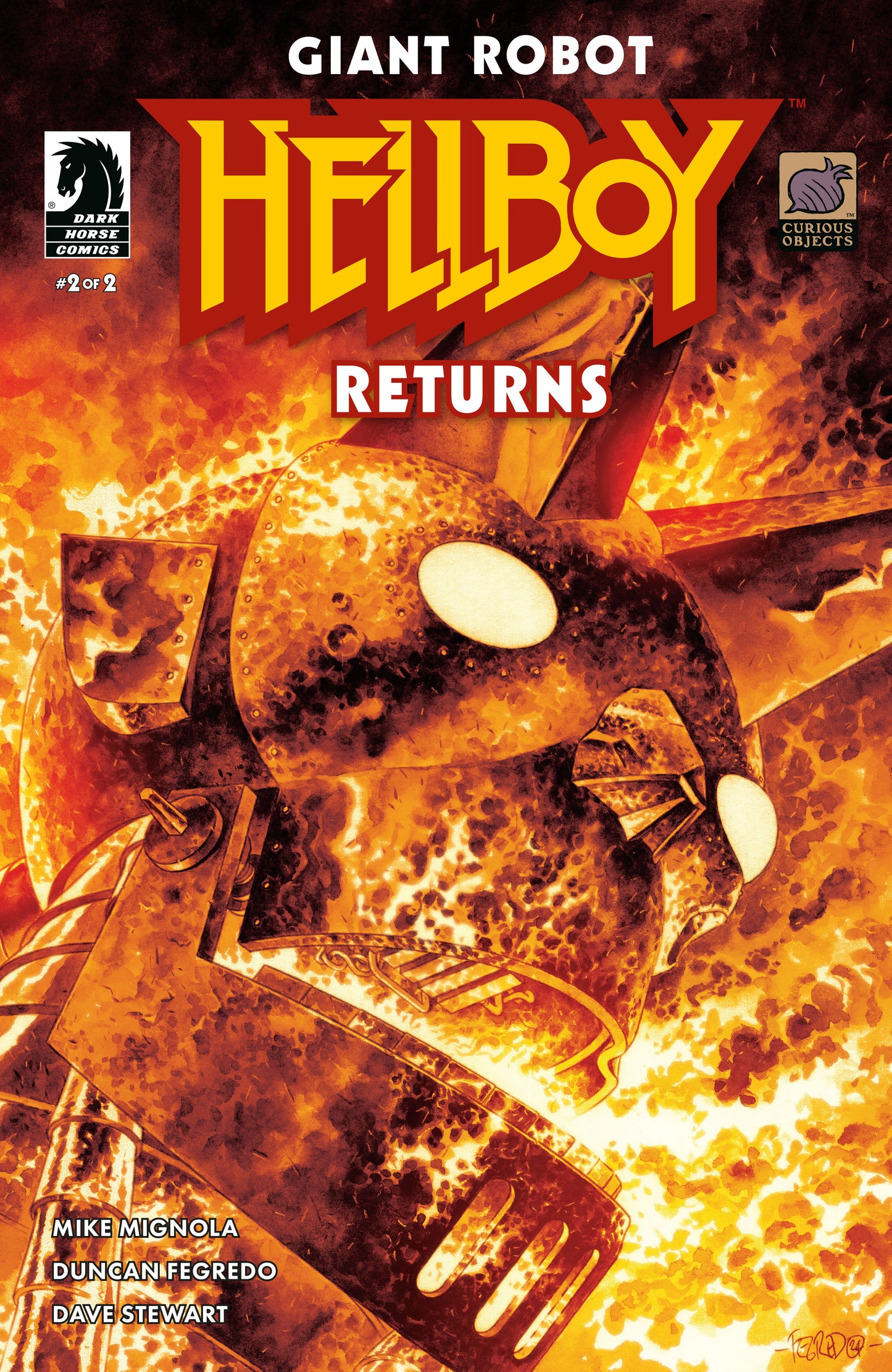 GIANT ROBOT HELLBOY RETURNS #2 (COVER A) (DUNCAN FEGREDO) (2026) Comic