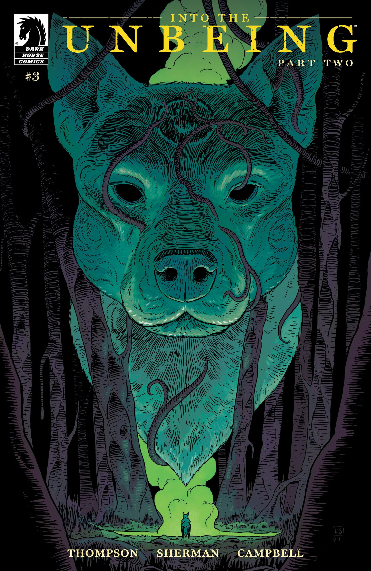 INTO UNBEING PART TWO #3 COVER A SHERMAN