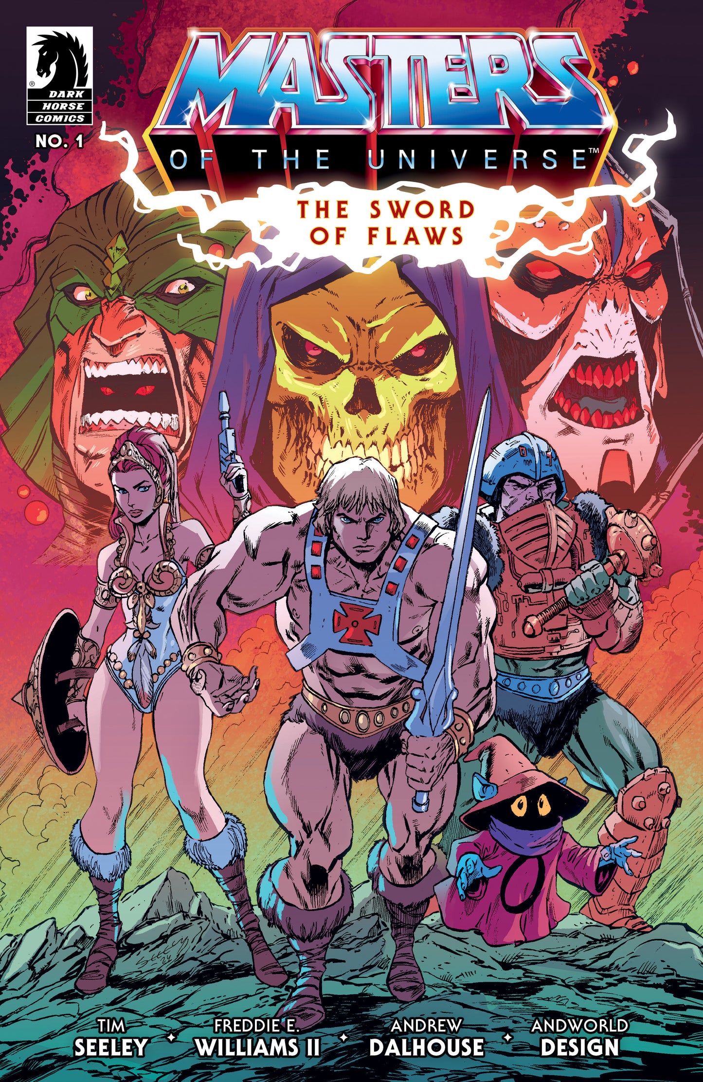 HE MAN AND THE MASTERS OF THE UNIVERSE #1: THE SWORD OF FLAWS PART 1 (COVER B) (TIM SEELEY)