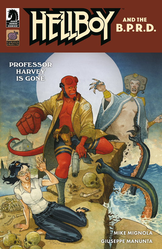 HELLBOY AND THE B.P.R.D.: PROFESSOR HARVEY IS GONE ONE SHOT (COVER A) (GIUSEPPE MANUNTA)