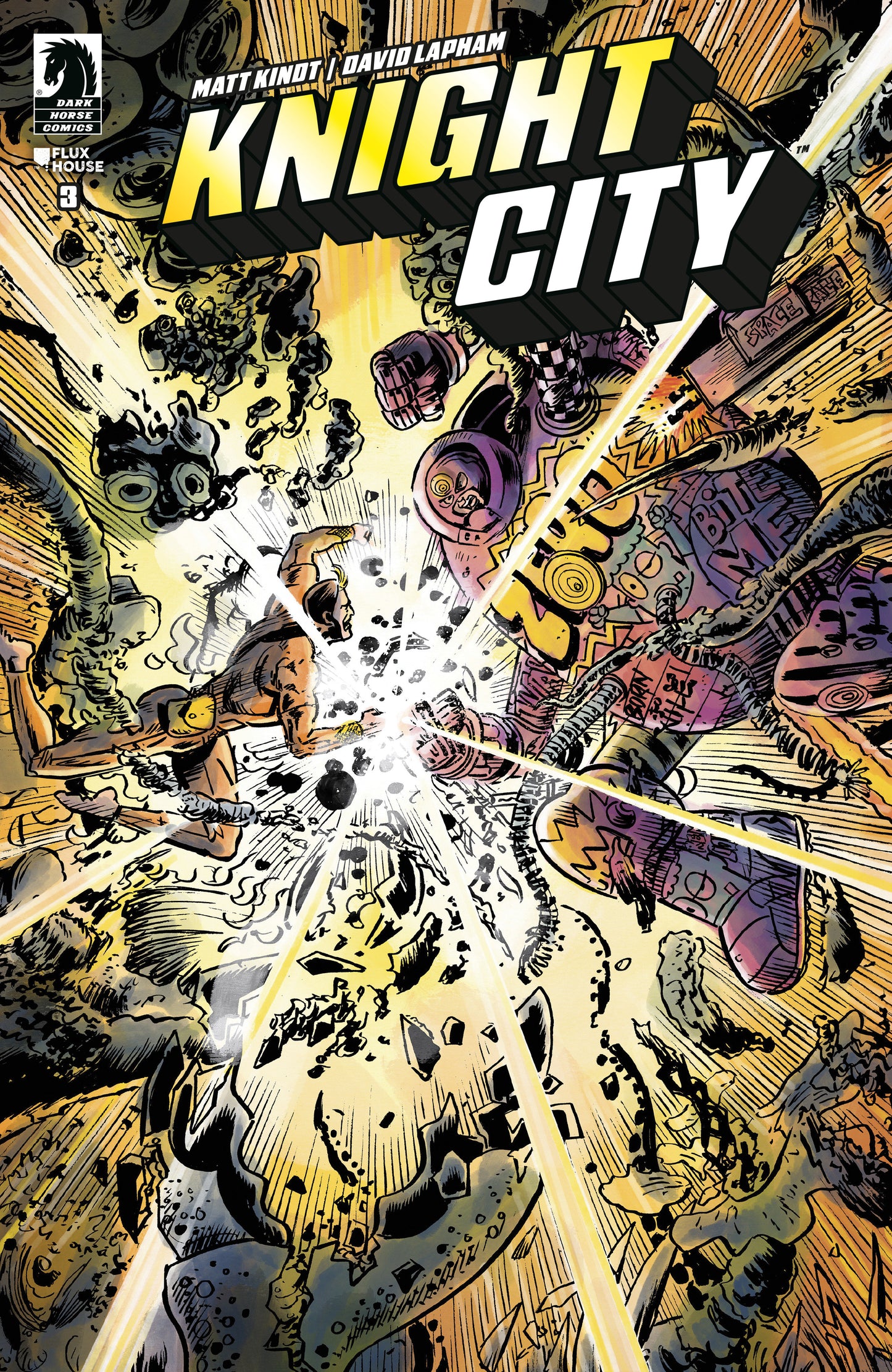 KNIGHT CITY #3 (COVER A) (DAVID LAPHAM) (Dark Horse 2026) 1st Print Comic