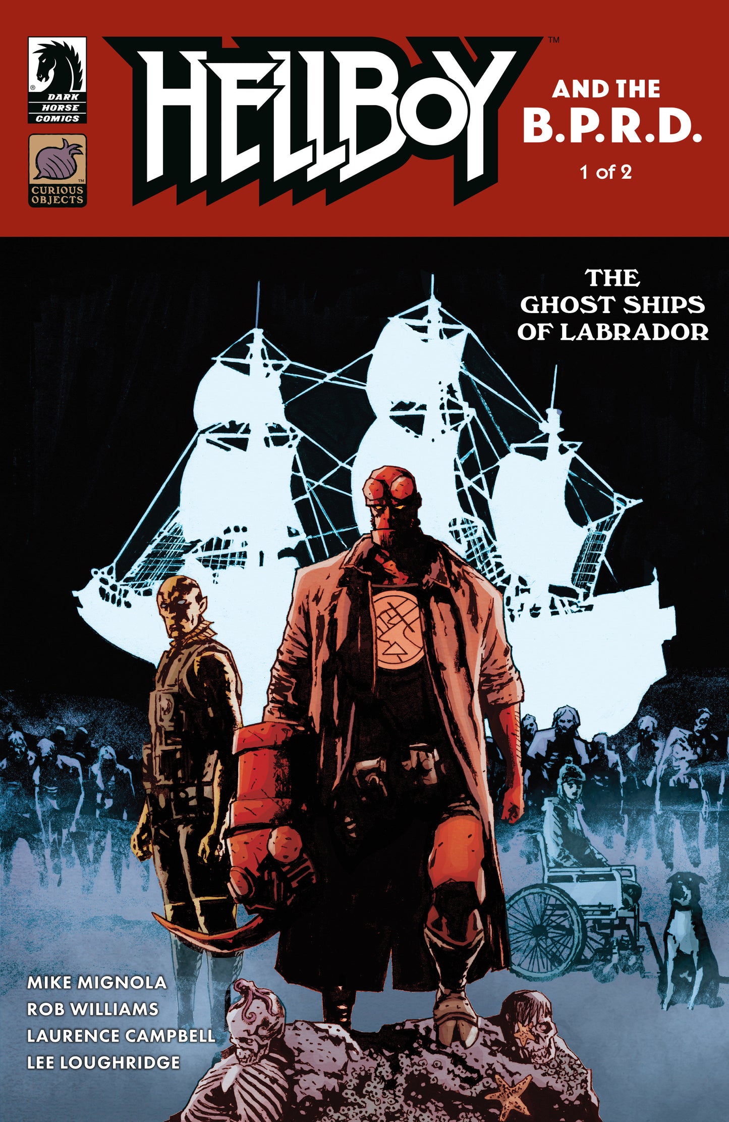 HELLBOY AND THE B.P.R.D.: THE GHOST SHIPS OF LABRADOR #1 (COVER A) (LAURENCE CAMPBELL)