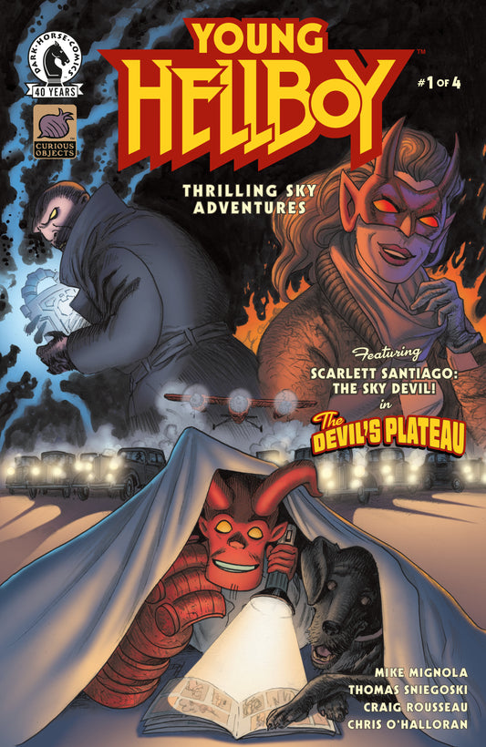 YOUNG HELLBOY: THRILLING SKY ADVENTURES #1 (COVER B) (DAVID HITCHCOCK)