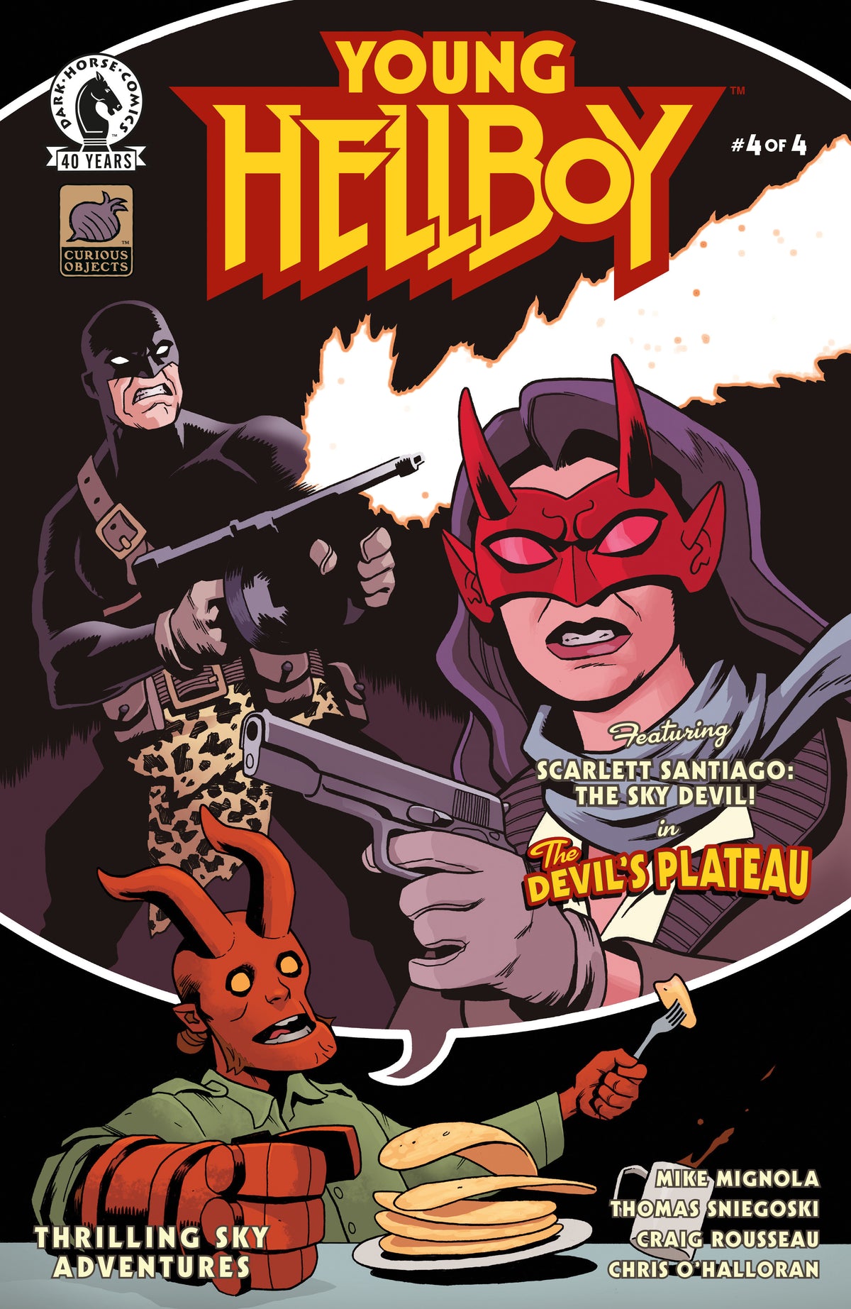 YOUNG HELLBOY: THRILLING SKY ADVENTURES #4 (COVER B) (BEN STENBECK) (2026) Comic