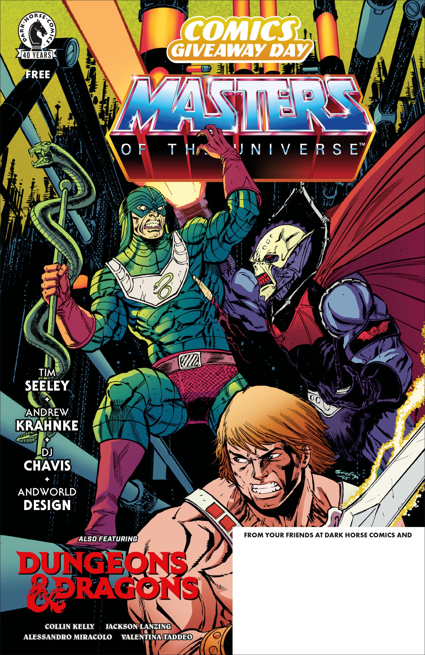 FREE COMIC BOOK DAY / COMICS GIVEAWAY DAY 2026 HE MAN AND THE MASTERS OF THE UNIVERSE / DUNGEONS & DRAGONS