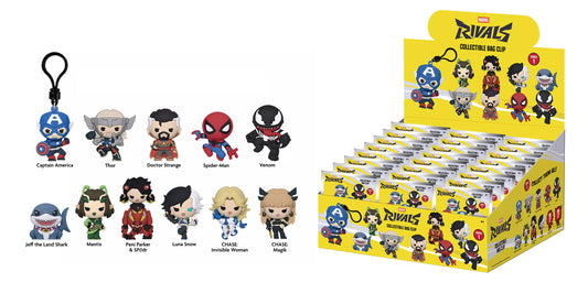 MARVEL RIVALS SER 1 3D FOAM BAG CLIP BLIND BAG