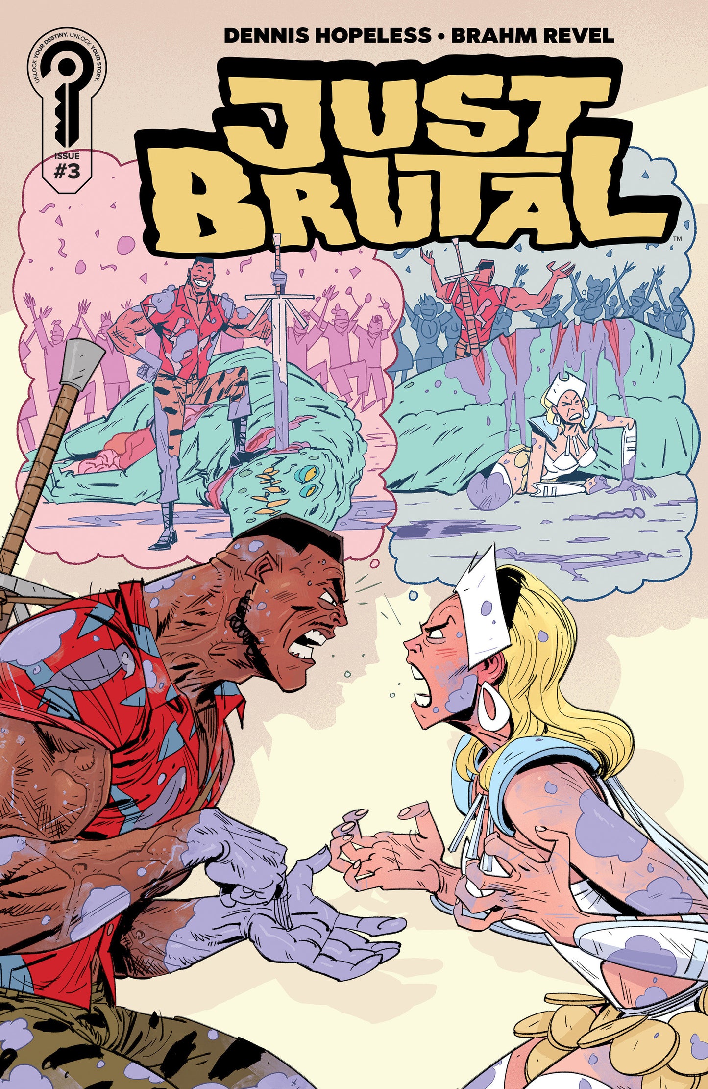 JUST BRUTAL #3 COVER A BRAHM REVEL (Ignition Press 2026) 1st Print Comic