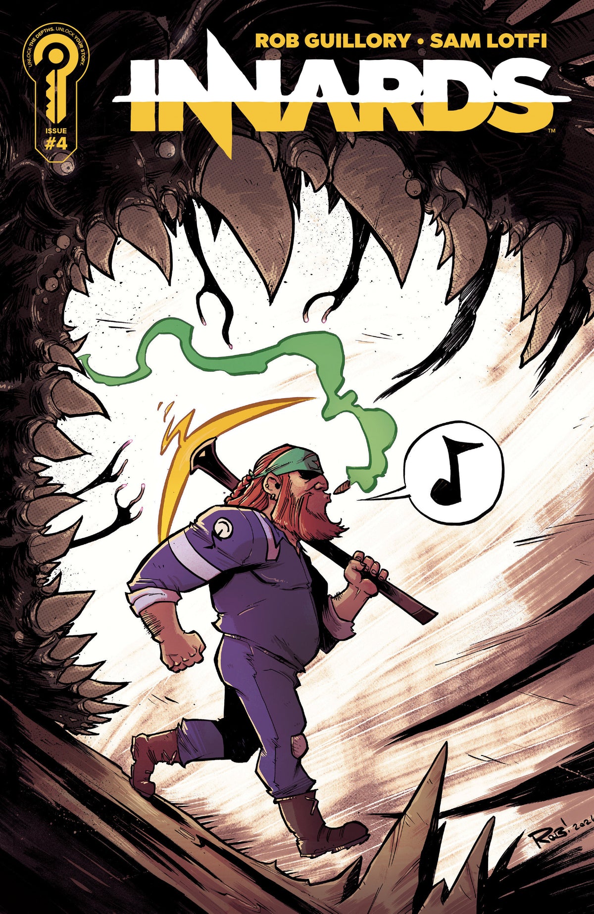 INNARDS #4 COVER B ROB GUILLORY (Ignition Press 2026) 1st Print Comic