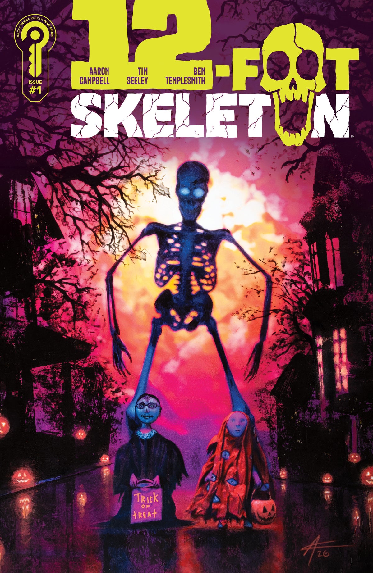 12 FOOT SKELETON #1 COVER B AARON CAMPBELL (Ignition Press 2026) 1st Print Comic