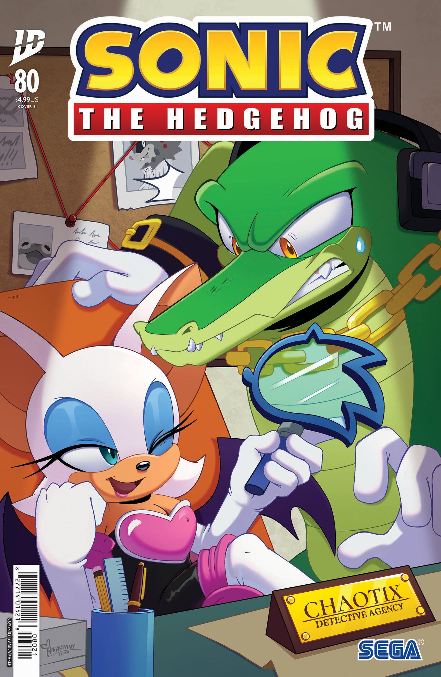 SONIC THE HEDGEHOG #80 VARIANT B (KAREH)